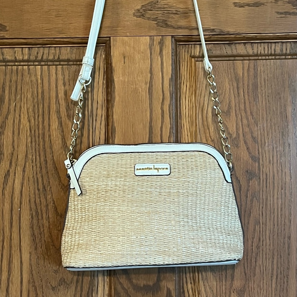 Nanette 🌟HP🌟 Lepore Leather Straw  Bag